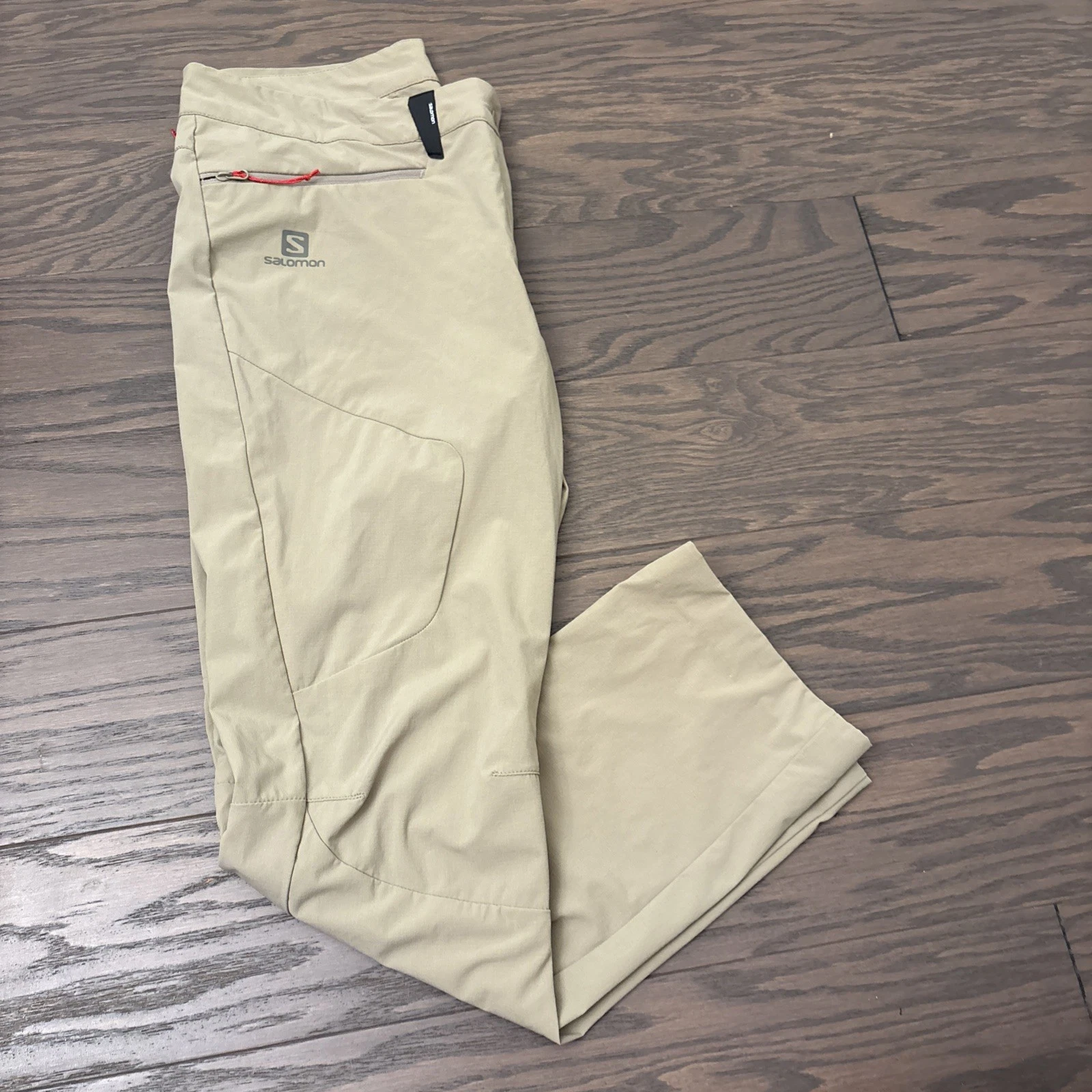 Salomon Pantaloni Donna Valle Outdoor Escursionismo Piccolo (28 30) Elasticizzati Performance Us intime Ottimeioni