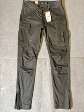 NWT MSRP 1600 RRL Ralph Lauren DoubleRL Women's Soft Suede Skinny Cargo Pant 29