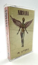 Nirvana in Utero Cassette Tape 1993 DGCC-24607