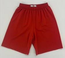 9 MOISTURE MANAGEMENT SHORTS-RED-MEDIUM