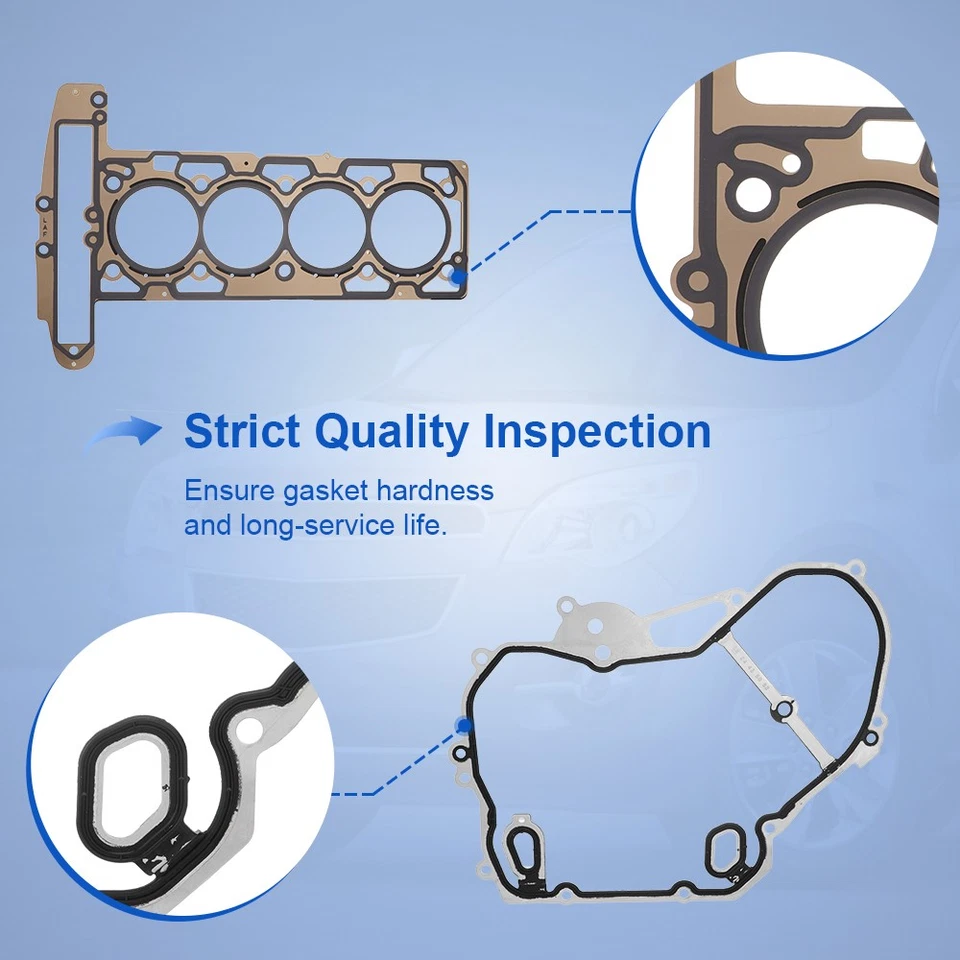 Juego de juntas de culata con sello para GMC Terrain Chevrolet Equinox 2010-2017 2,4 L HS54874 Foto 3 de 4