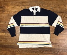 Vintage Izod Lacoste Long Sleeve Polo Rugby Shirt Large New With Tags