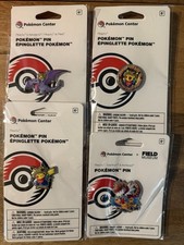 Pokémon Center Field Museum Pin Lot of 4 wit...