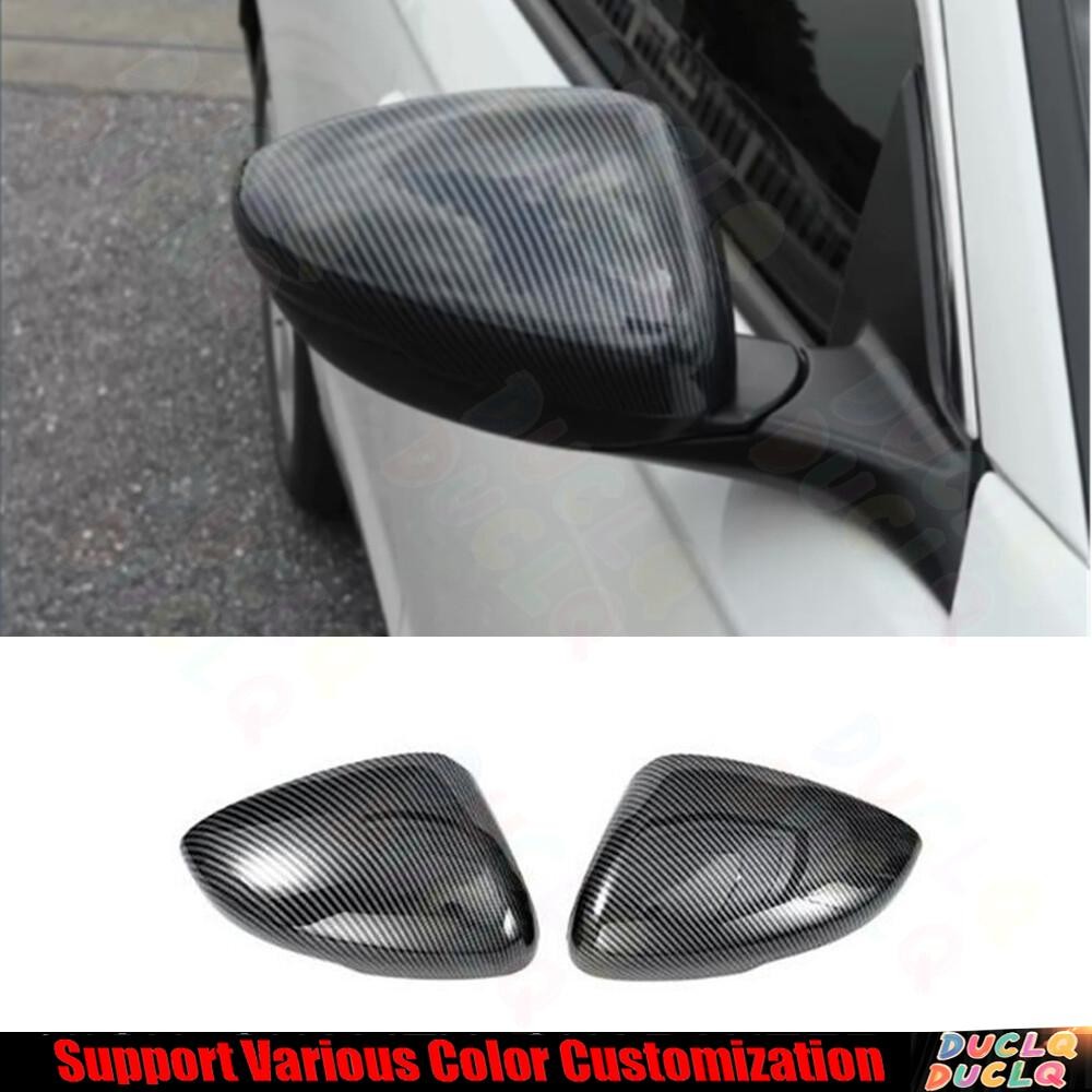 Exterior Rearview Mirror Cover Trim For Honda Accord 11th 23-24 ABS Carbon Fiber