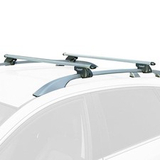 Summit Alu Roof Bars fits Volkswagen Caddy Maxi Life 2004-2015 Van 5D w Rails