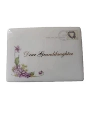 Ardleigh Elliot Dear Granddaughter Music Box, limited edition 2005, porcelain.