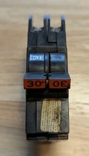 Federal Pacific FPE NC230 30 Amp 2 Pole Stab-Lok Circuit Breaker Mini Twin THIN