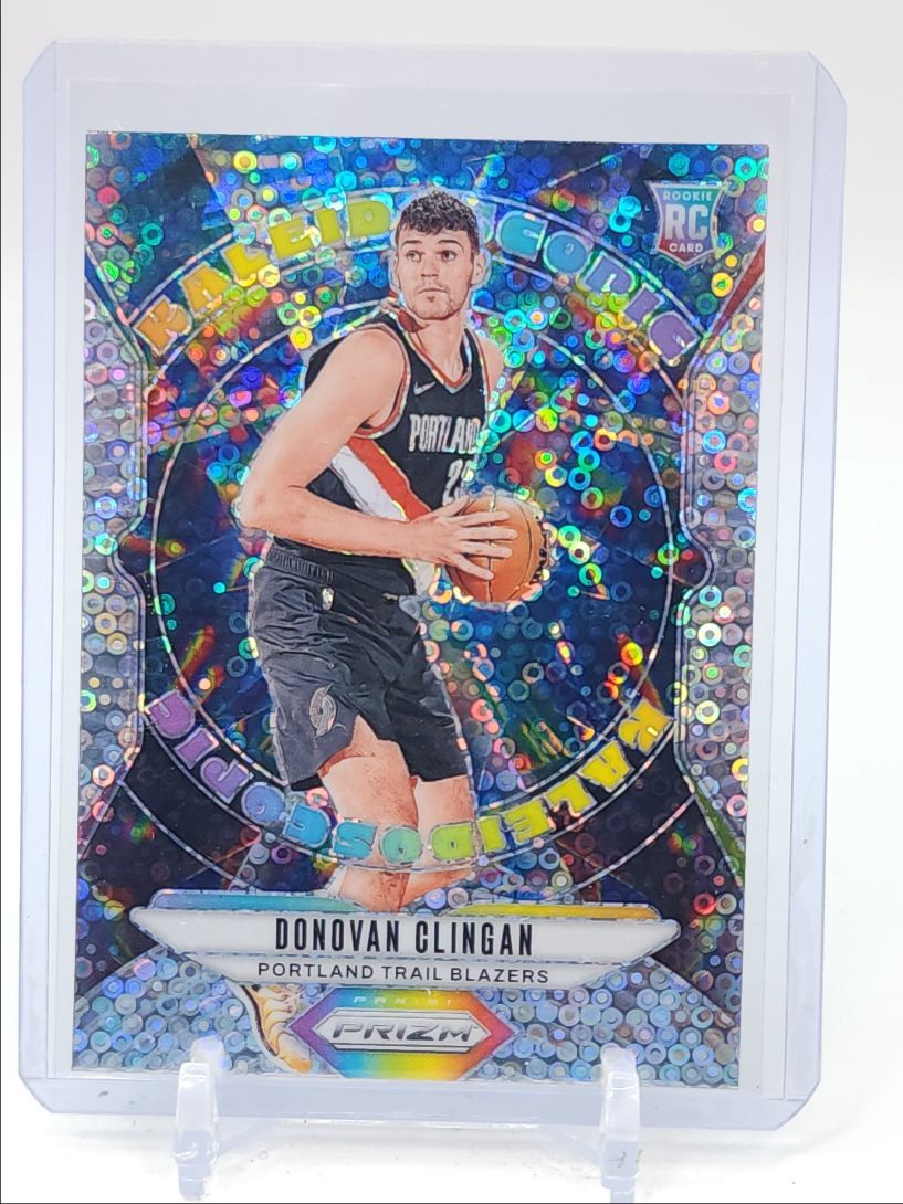 DONOVAN CLINGAN 2024-25 PRIZM ROOKIE KALEIDOSCOPIC FAST BREAK RC Q4427
