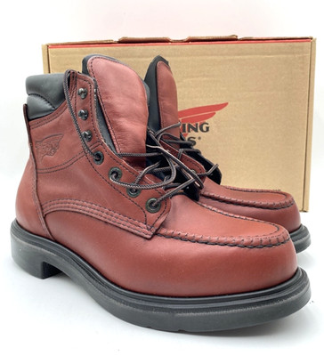Red Wing Shoes 00202-0 Men's NEW Work Boots Brown US Size 6.5 D