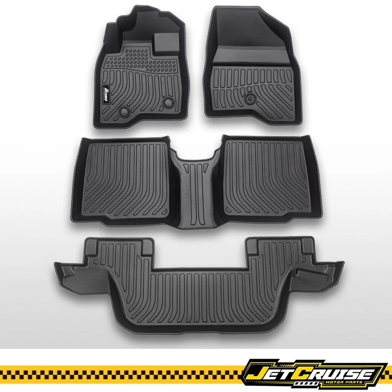MAXLINER Floor Mats 3 Row Liner Set Black for 2011-2014 Ford Explorer Without 2nd Row Center Console : Buy Online at Best Price in KSA - Souq is now