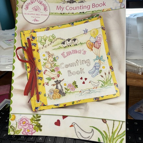 Rare ~ MY COUNTING BOOK Pattern by Crabapple Hill Studio~Pre-owned