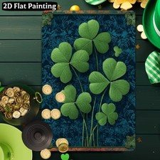 2D St. Patrick'S Day Green Metal Sign Home Restaurant Bar Decoration Ideal Gift