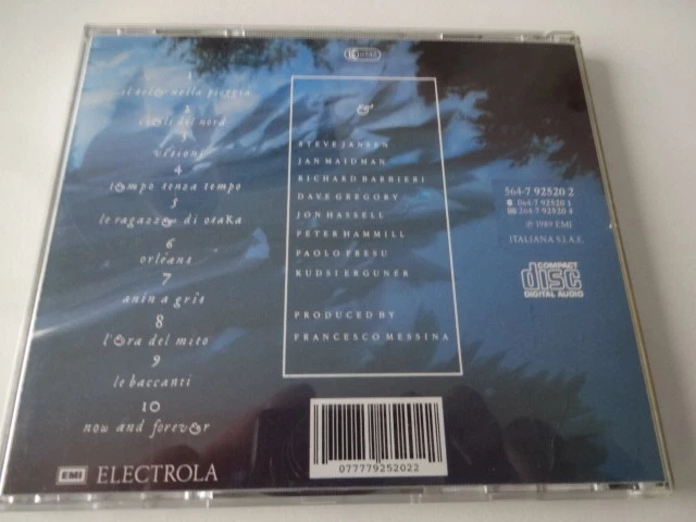 ITALO CD ALBUM ALICE il sole nella pioggia 1989 mit Now and forever, anin a gris - Bild 2 von 2