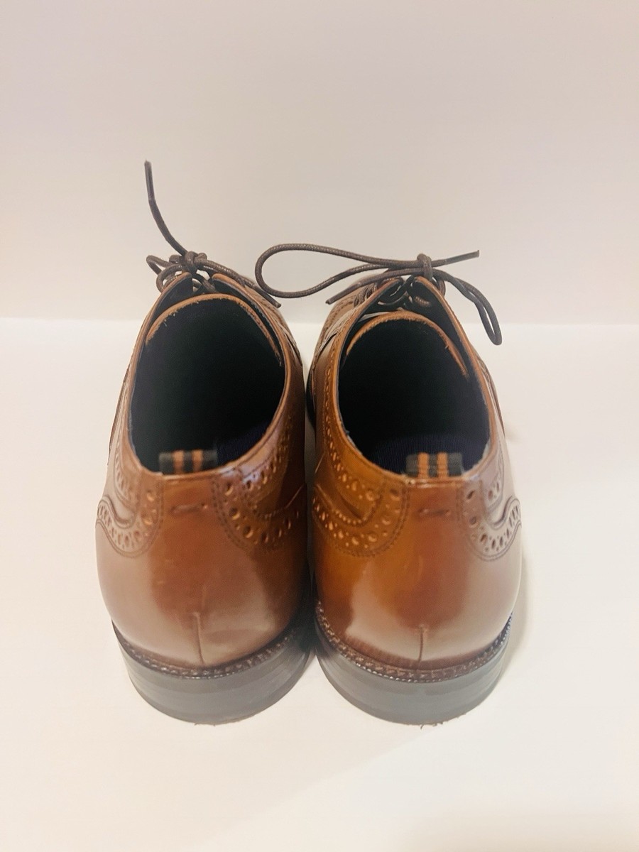 Cole Haan Jefferson Grand 2.0 Size 10 British Tan Classic Wingtip Oxford Shoes Cole Haan Men main image 3