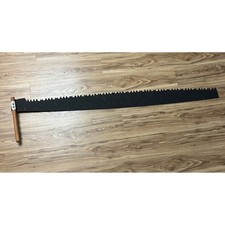 Vintage Two Man Saw Lumberjack Tool Wood Cutt...
