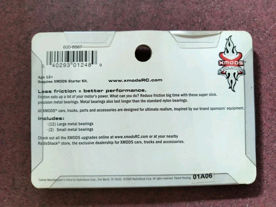 XMODS Evolution Precision Metal Bearings Upgrade 600-8567 Radio Shack - Image 2 of 3