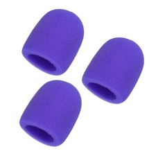 Microphone Cover, Sponge Foam Mic Cover, 3 Pack  3"  Purple