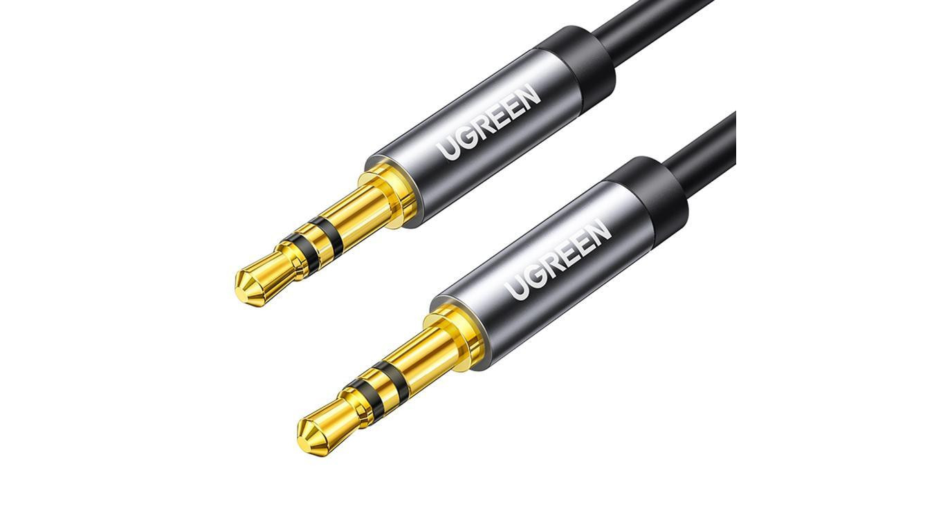 Кабель Ugreen AV119 10737 audio mini jack 35мм мини-разъем 35 мм 5 м - черный 3390₽