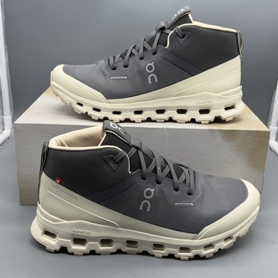 On Running Cloudroam Waterproof Women s 7.5 Trail Hiking Shoes  Eclipse/Cream 