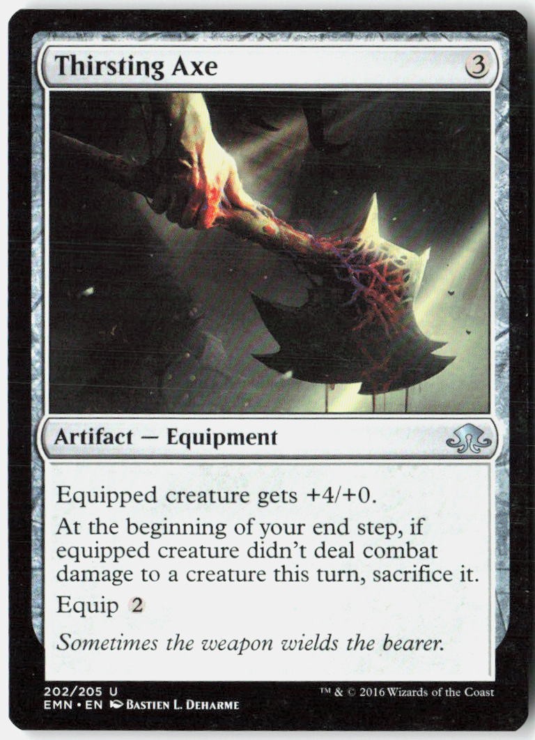 Magic - Thirsting Axe Eldritch Moon [EMN - 202] NM Uncommon