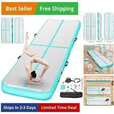 Inflatable Air Gymnastics Mat Training Mats 4/8 inches Thickness Gymnastics T...
