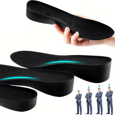 Brandone Height Boosters Increase Insoles Shoe Heel Lifts Men 2-6 Inch Shoe Heig