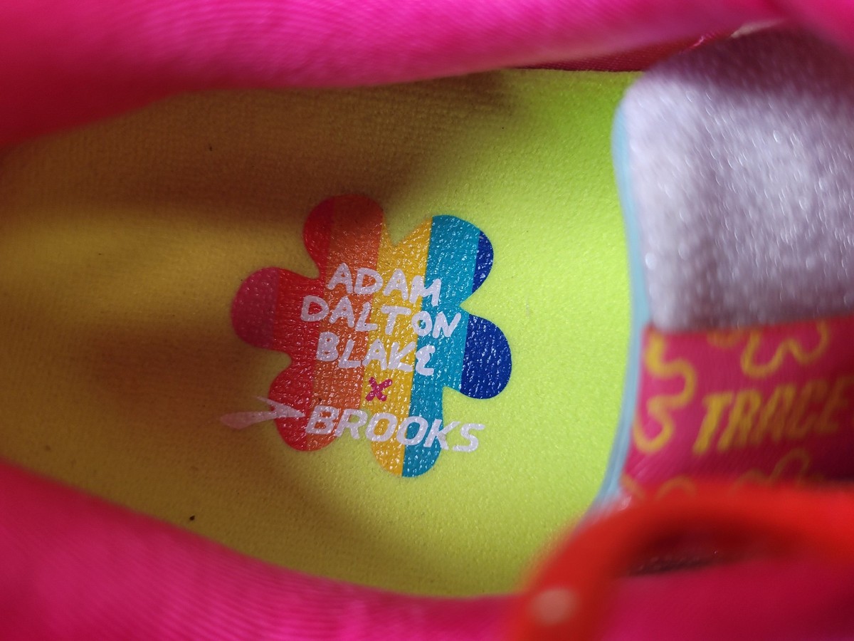 Brooks x Adam Dalton Blake Trace 3 Shoes Mens 9.5 Pride Running Sneaker Athletic Brooks Trace 3 Men main image 2