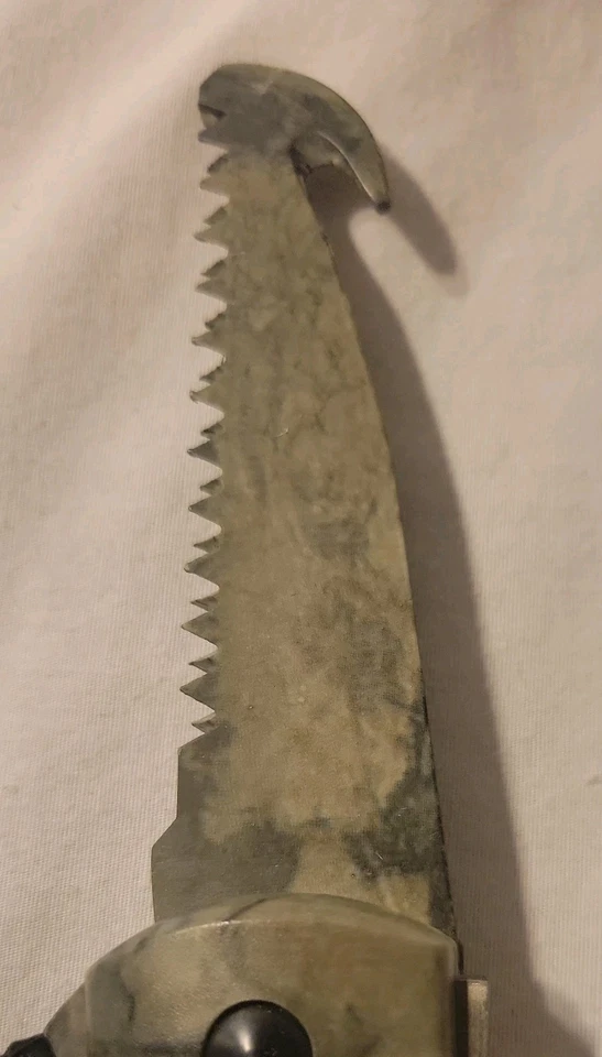 Cuchillo de caza plegable multi hoja ilimitado Whitetails sierra militar táctica camuflaje Foto 2 de 4