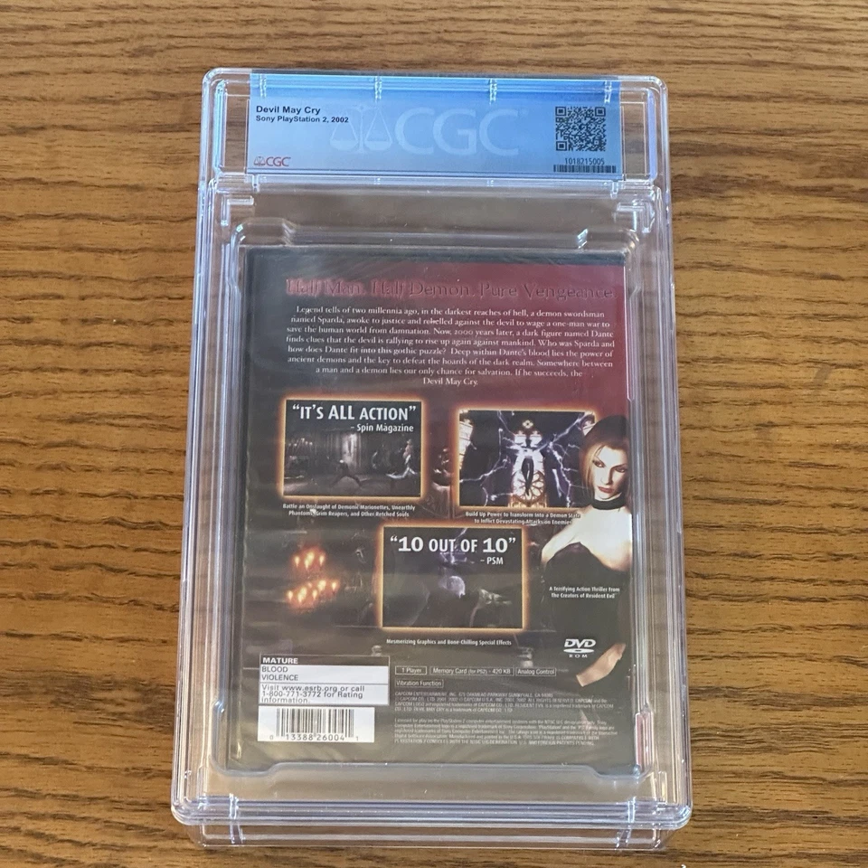 CGC Graded 9.8 A++ PlayStation 2 Devil May Cry Greatest Hits - Image 4 of 4