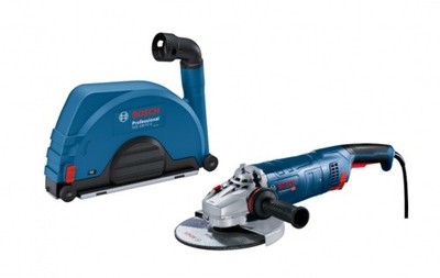 Bosch Professional Combi-Set GWS24-230 JZ + GDE230 FCS (C) Winkelschleifer (0615