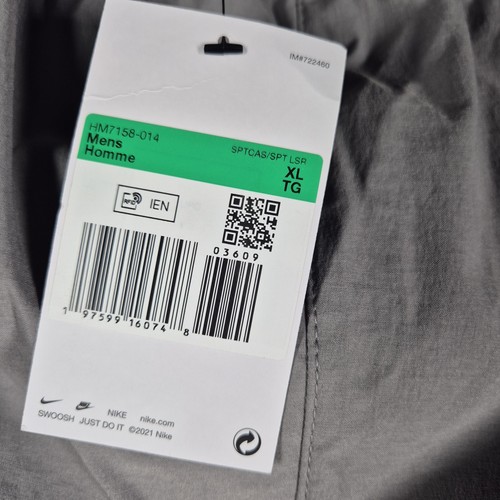 Nike Tech Woven Utility Trousers Oversized Stacked Mens Size XL Grey BNWT - Picture 6 of 11
