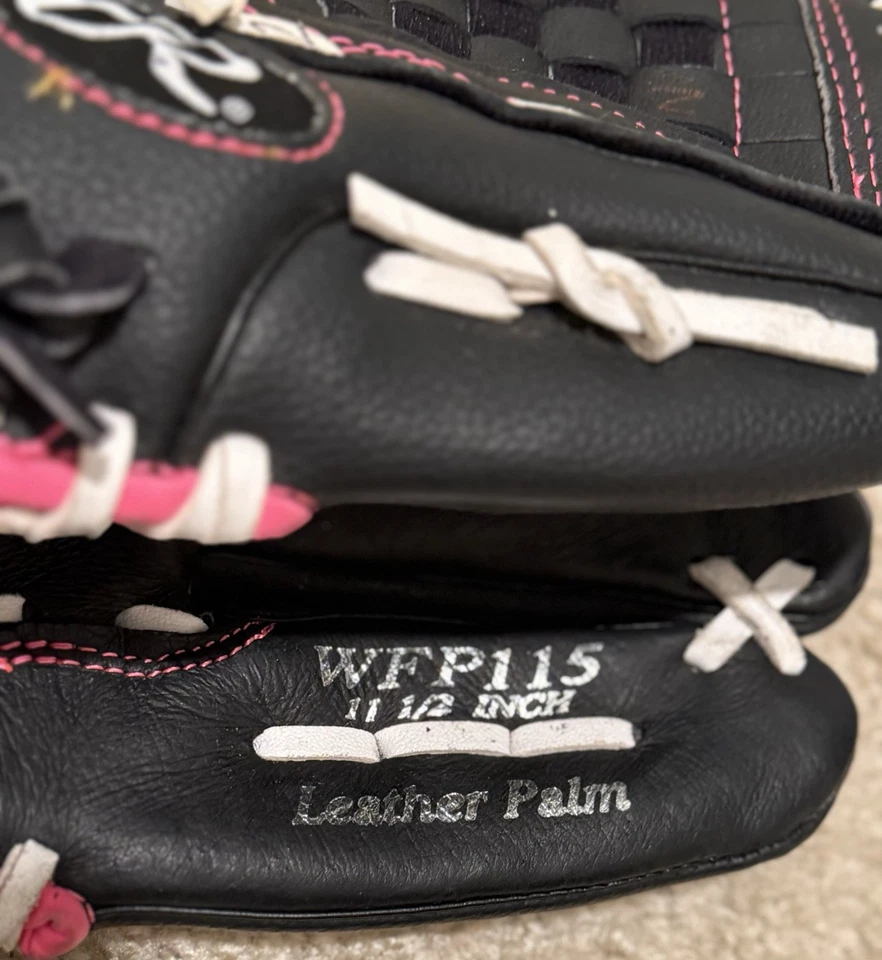 Rawlings WFP115 11/12” Leather Palm Fast Pitch Softball Glove W/Sting Protection - Image 4 of 4