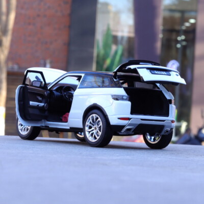1/18 Scale Range Rover Evoque White Diecast Car Model Toy Gift By