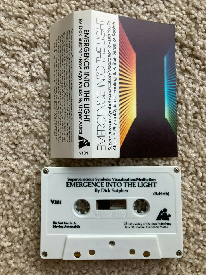 1984 UPPER ASTRAL & DICK SUTPHEN "EMERGENCE" CASSETTE private new age synth PINA - Image 3 of 4