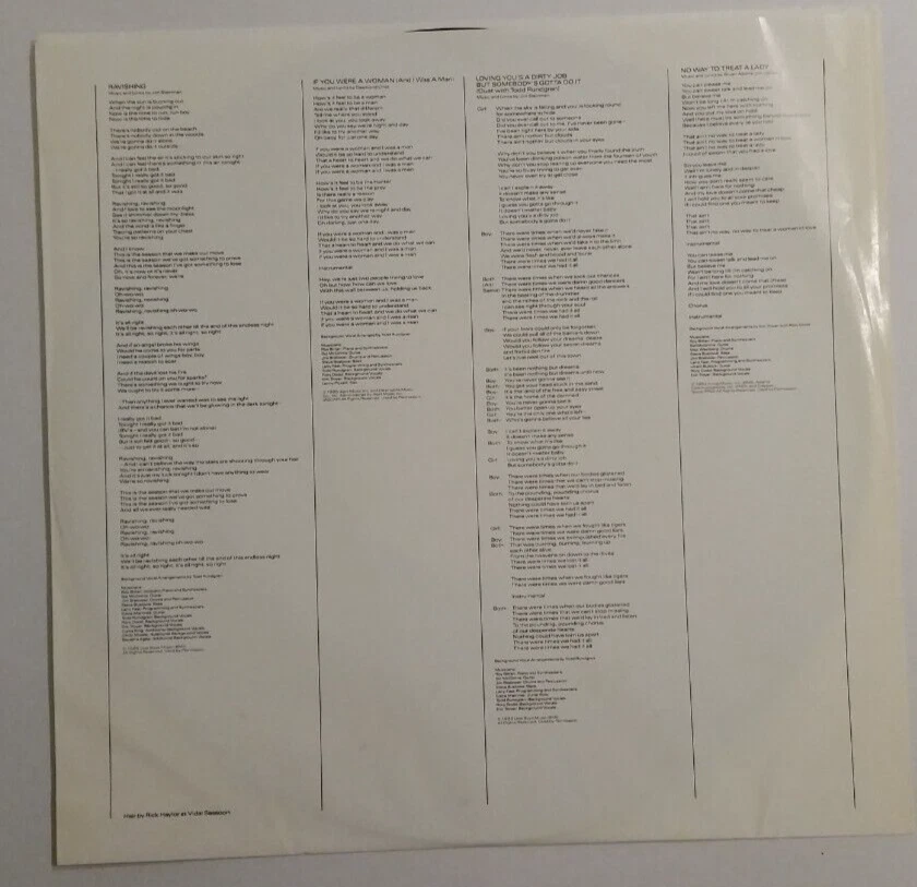 Bonnie Tyler Secret Dreams and Forbidden Fire vinyl LP Columbia OC 40312 - Image 4 of 4