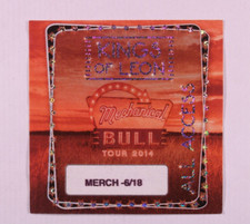 Kings Of Leon Ticket Pass Original Mechanical Bull Tour Manchester June 2014