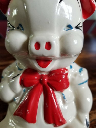 Vintage 1950's Ceramic Piggy Bank - Picture 3 of 4