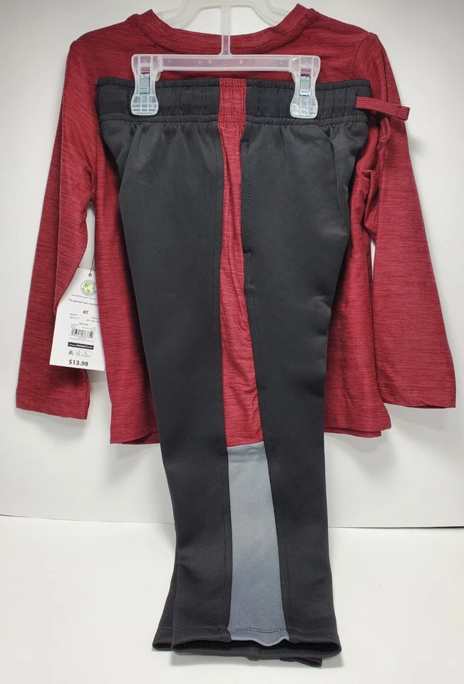 NUEVO CON ETIQUETAS 2 Piezas Camisa Athletic Works Manga Larga con Pantalones Baloncesto  Foto 4 de 4