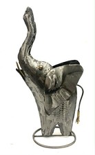 Statua Di Elefante In Metallo - 27 Cm