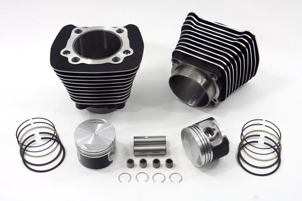 Sportster 1200cc Cylinder and Piston Kit Black fits Harley Davidson - Image 2 of 3