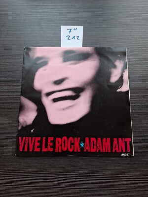 Adam Ant Vive Le Rock Vinyl Single 7inch 