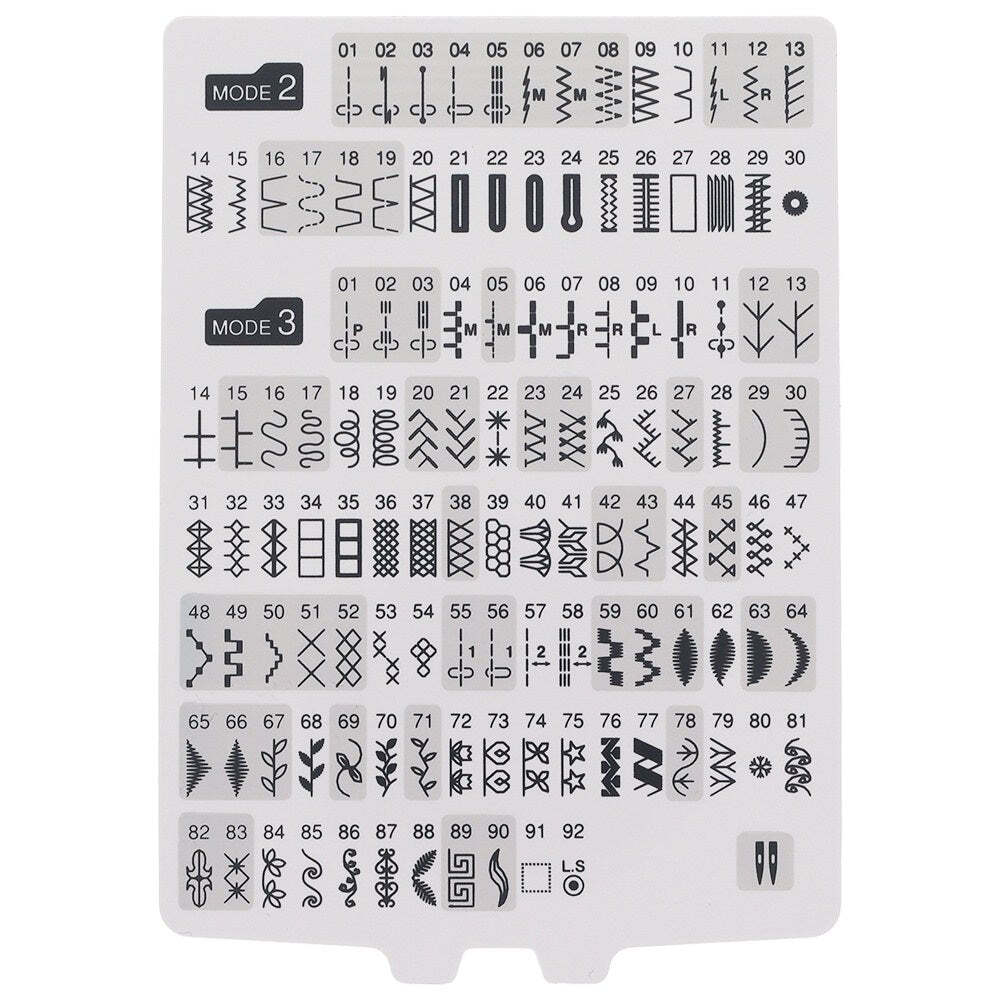 Stitch Chart, Janome | eBay