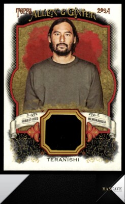 2024 Topps Allen & Ginter #AGR-TTE Teppei Teranishi A&G Relics Full Size A