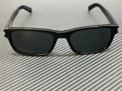 SAINT LAURENT SL 662 001 Black Dark Grey Men's 57 mm Large