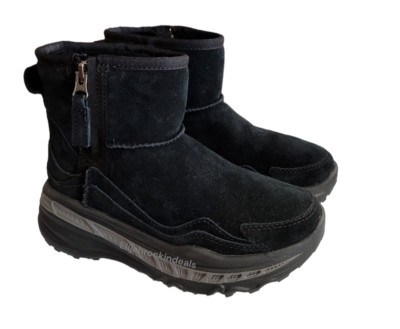 NEW  UGG CA805 CLASSIC WEATHER BLACK TNL WATERPROOF BOOTS US 4