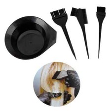 Professional Hair Color Dye Salon Tool Kit Set 4pcs Brush and Bowl Sales