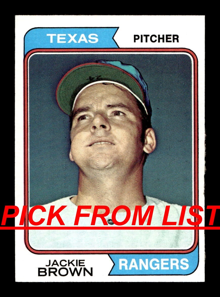 1974 Topps 8-345 EX/EX-MT Pick From List All PICTURED qq1