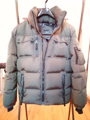 SAM NYC Down Nylon Jacket Men's Small Winter Puffer Coat