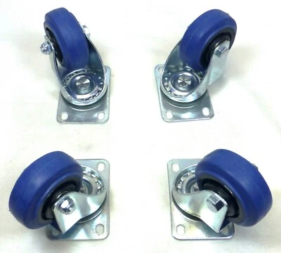 LASE Set 0f 4 Swivel 3" Casters QSC K-Sub KW & KS Sub Woofer Speakers