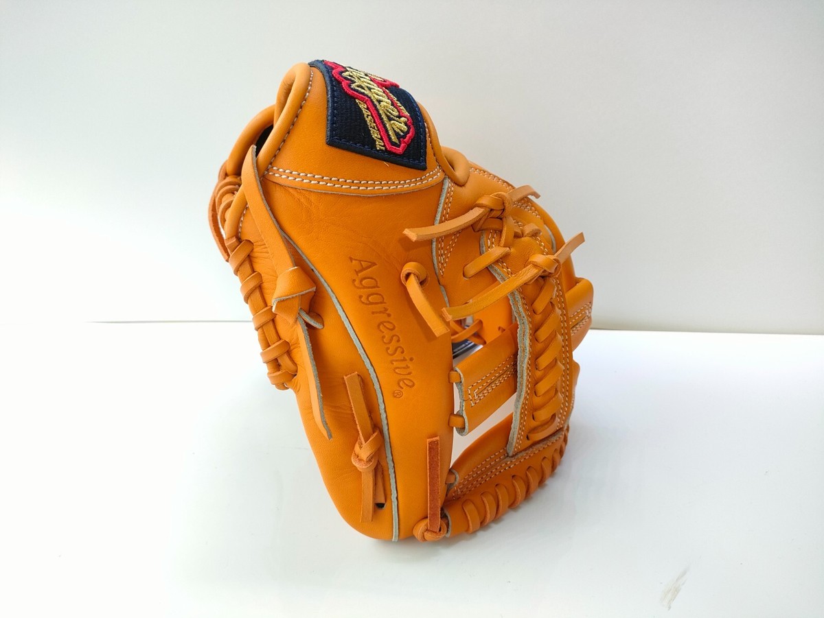 Kubota Slugger Baseball Glove Deep Grip Pkt L Orange Youth Kubota Slugger Baseball Glove Deep Grip Pkt L Orange Youth